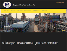 Tablet Screenshot of baydemirizolasyon.com